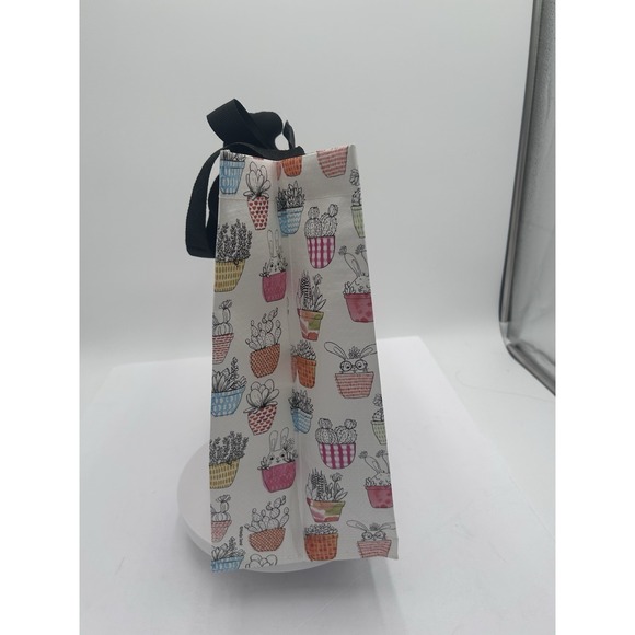 Easter Spring Bunny Rabbits Basket Flowers Gift Reusable MainStreet Tote Bag New - Picture 6 of 13